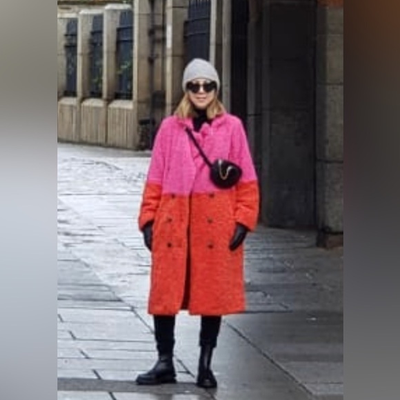 Teddy Jacket - red & pink - Picture 3 of 6